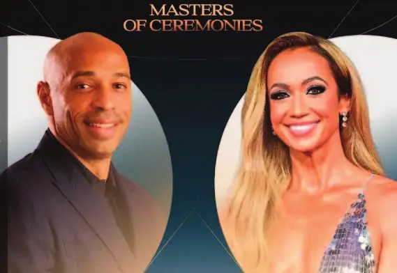 Thierry Henry et Kate Scott, maîtres de cérémonie du Ballon d’or 2026.