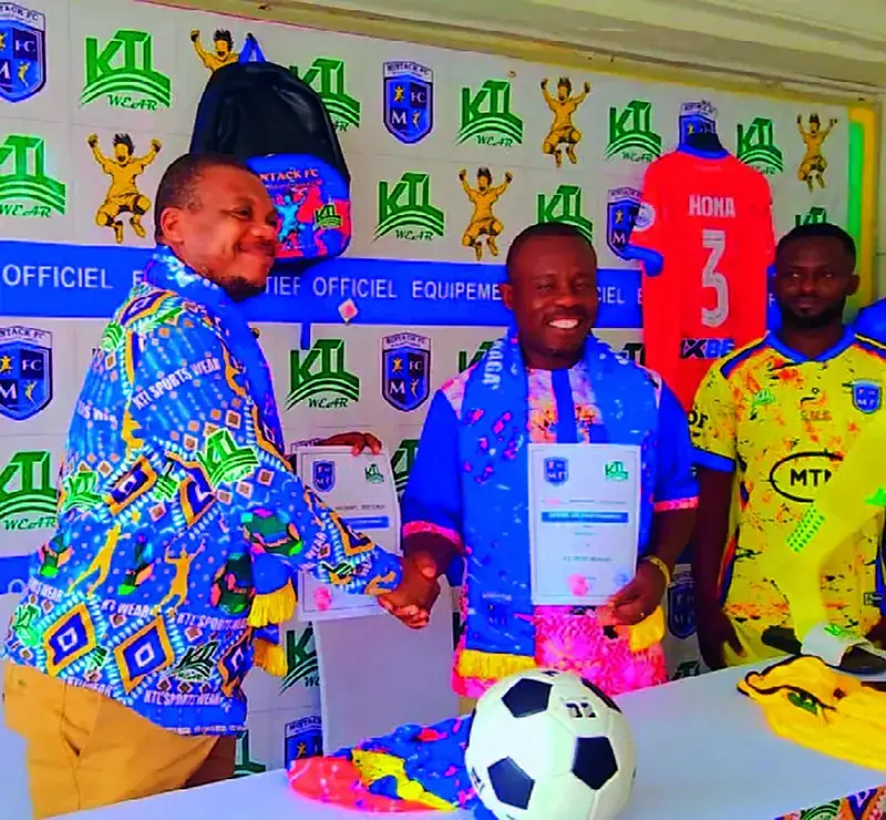 Mintack FC et KTL Sports Wears ont officialisé leur partenariat samedi 12 septembre à Yaoundé.