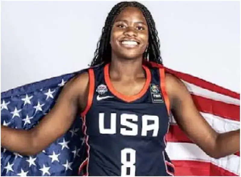 Ivanna Manyacka, d'origine camerounaise, MVP du Mondial de basket féminin U17.