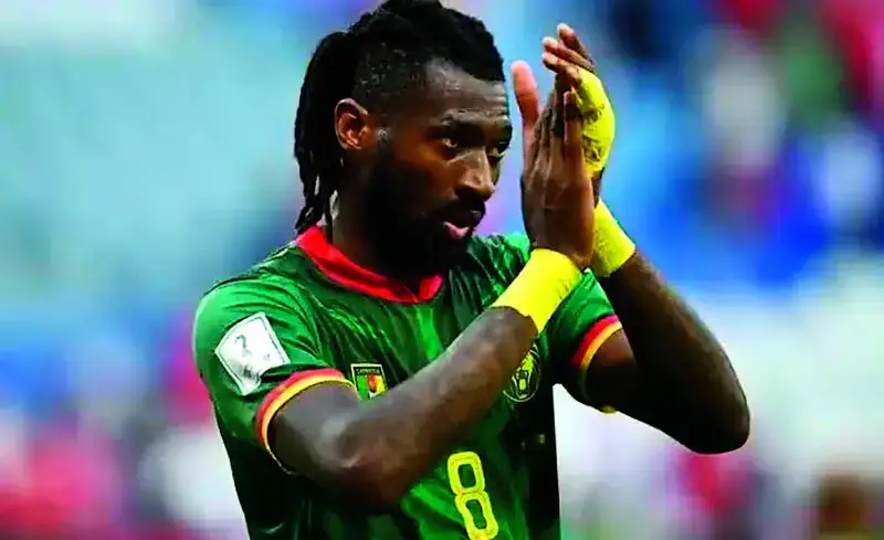 André Frank Zambo Anguissa a porté 67 fois le maillot des Lions indomptables.